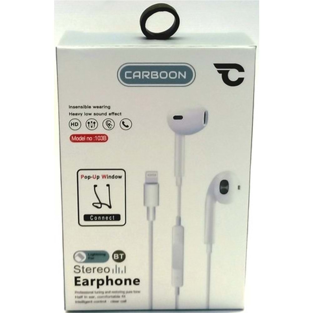 Carboon Earphone İphone kablolu kulaklık