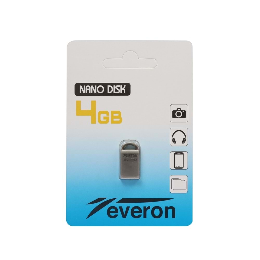 Everon 4 GB Usb 2.0 Mini Metal Flash Bellek