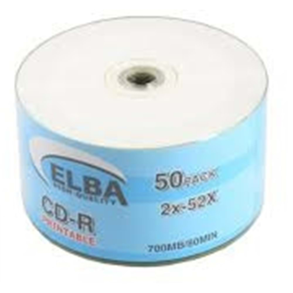 Elba 700 Mb 52X 50'li Paket Boş Cd