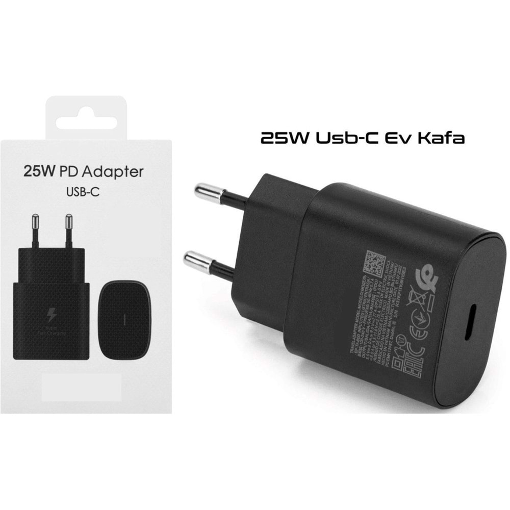 Novalink 25w Usb-c Siyah Şarj Başlığı