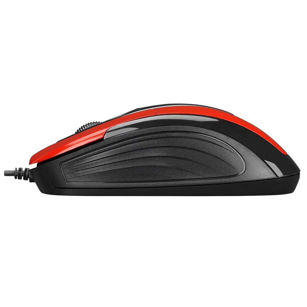 Everest Usb Kablolu Siyah/Kırmızı Mouse