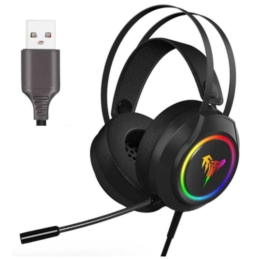 Pro Max Profesyonel Headset Pro 7.1 Usb Girişli Rgb Gaming Oyuncu Kulaklığı