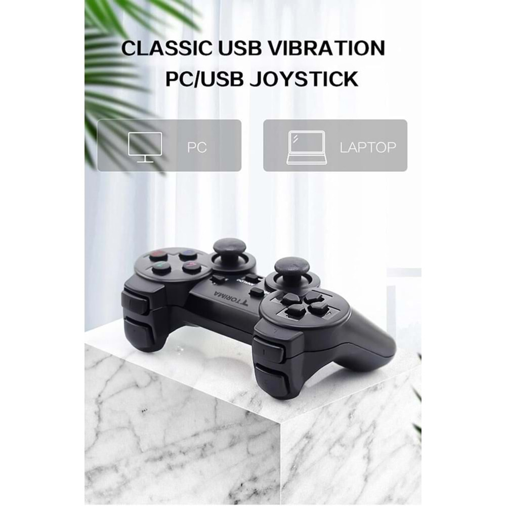 Torima P2 Siyah Analog Usb Joystick Pc Oyun Kolu Gamepad Konsol