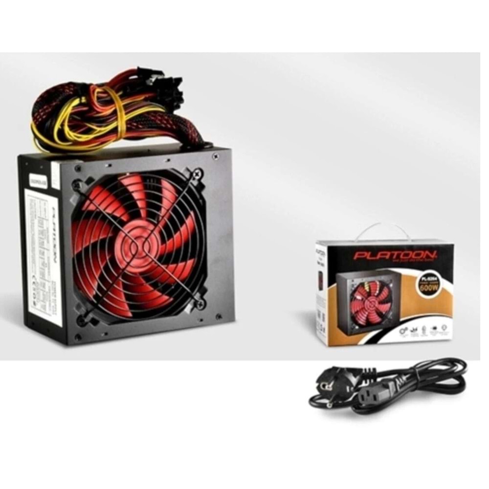 Platoon 600w 12cm Fanlı Kutulu Güç Kaynağı Power Supply
