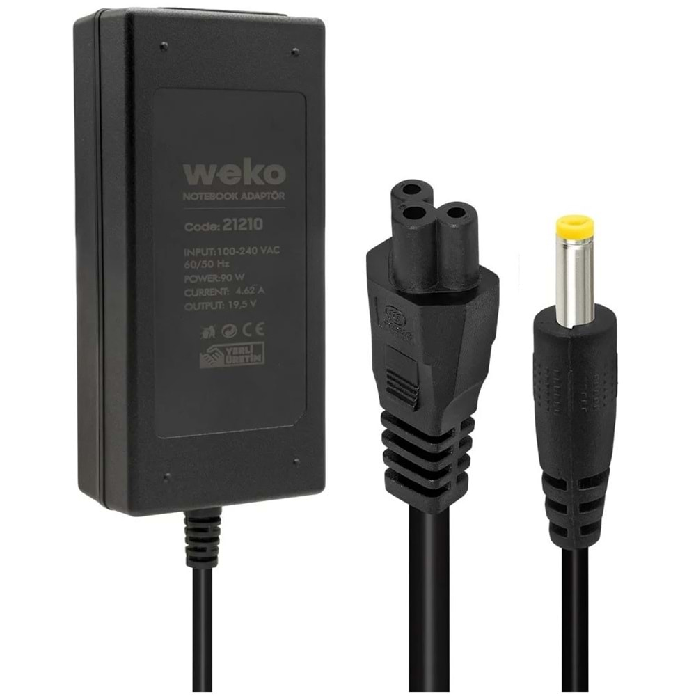 19 Volt 4.62 Amper 4.0*1.70 Uçlu 90 Watt Notebook Adaptör