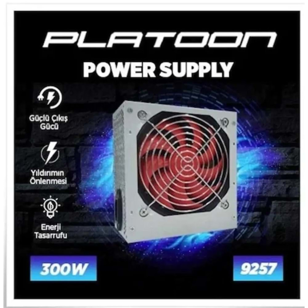 Platoon 300w 12cm Fanlı Kutulu Güç Kaynağı Power Supply