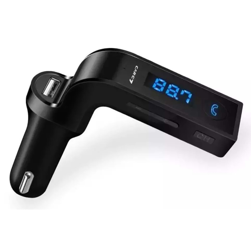 Torima CARG7 Usb Girişli Siyah Bluetooth Araç FM Transmitter