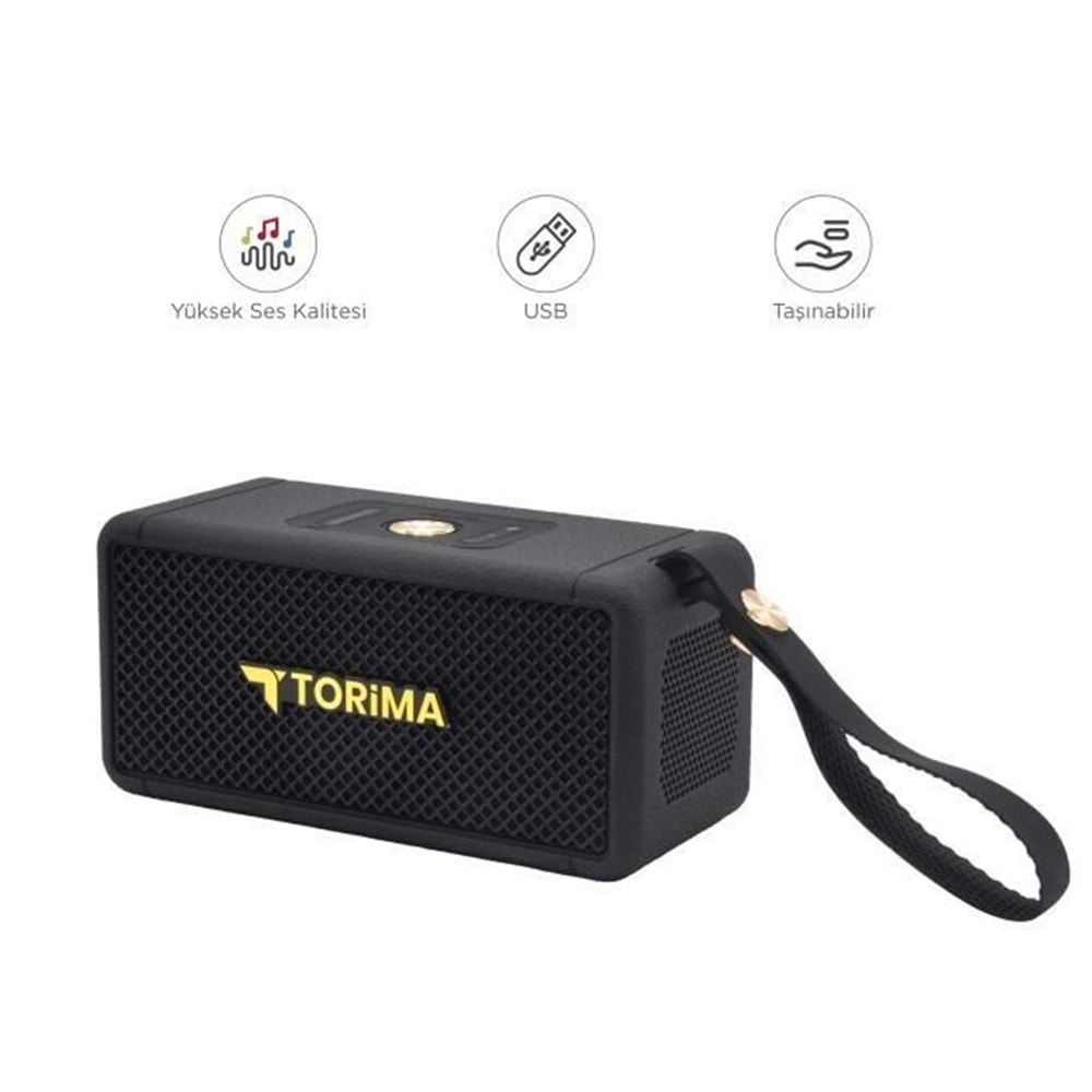 Torima D20 Güçlü Bass Wireless Mini Usb Hoparlör Müzik Kutusu