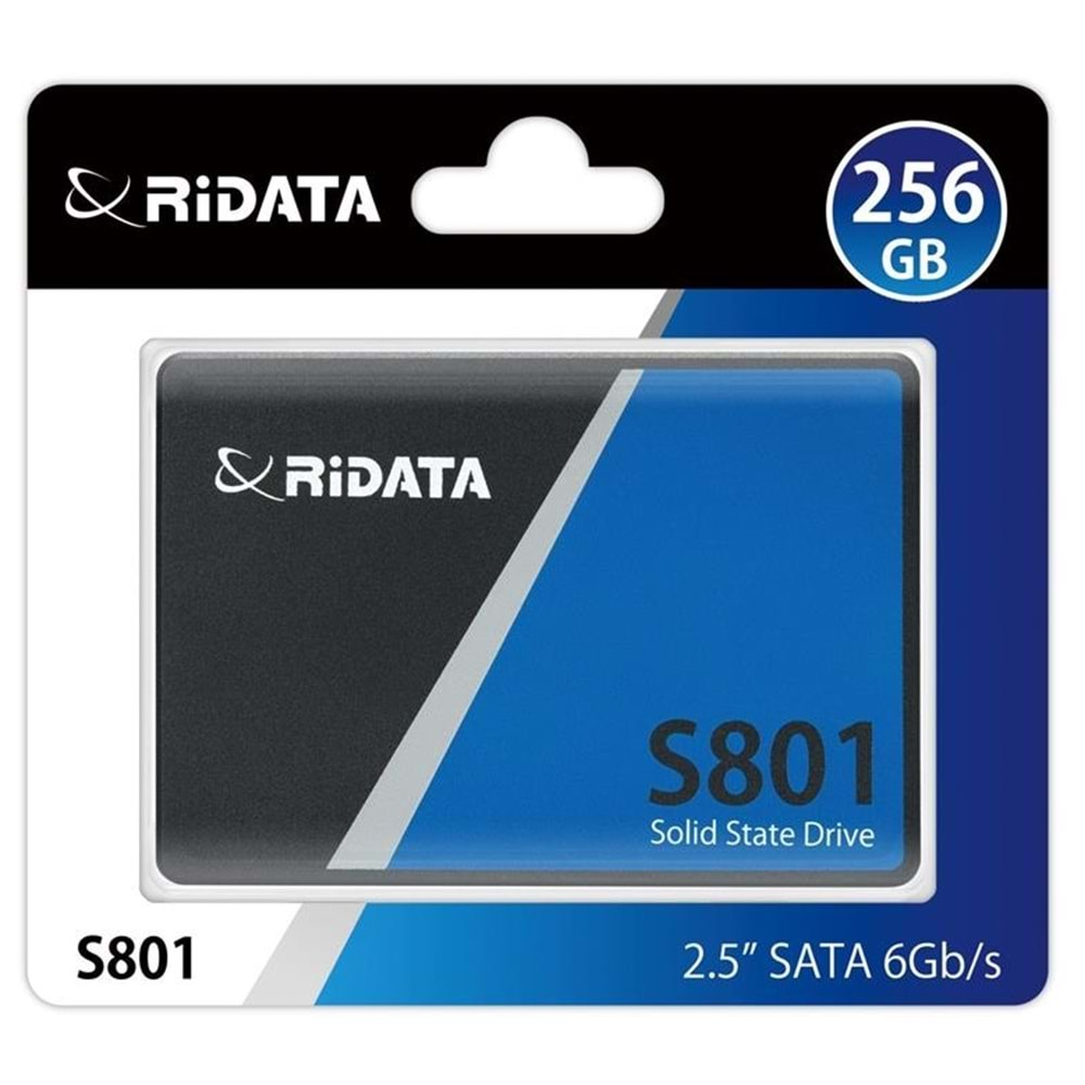 Ridata 256Gb Sata III (6Gb/s) S801 Read Up 520MB/s SSD Harddisk