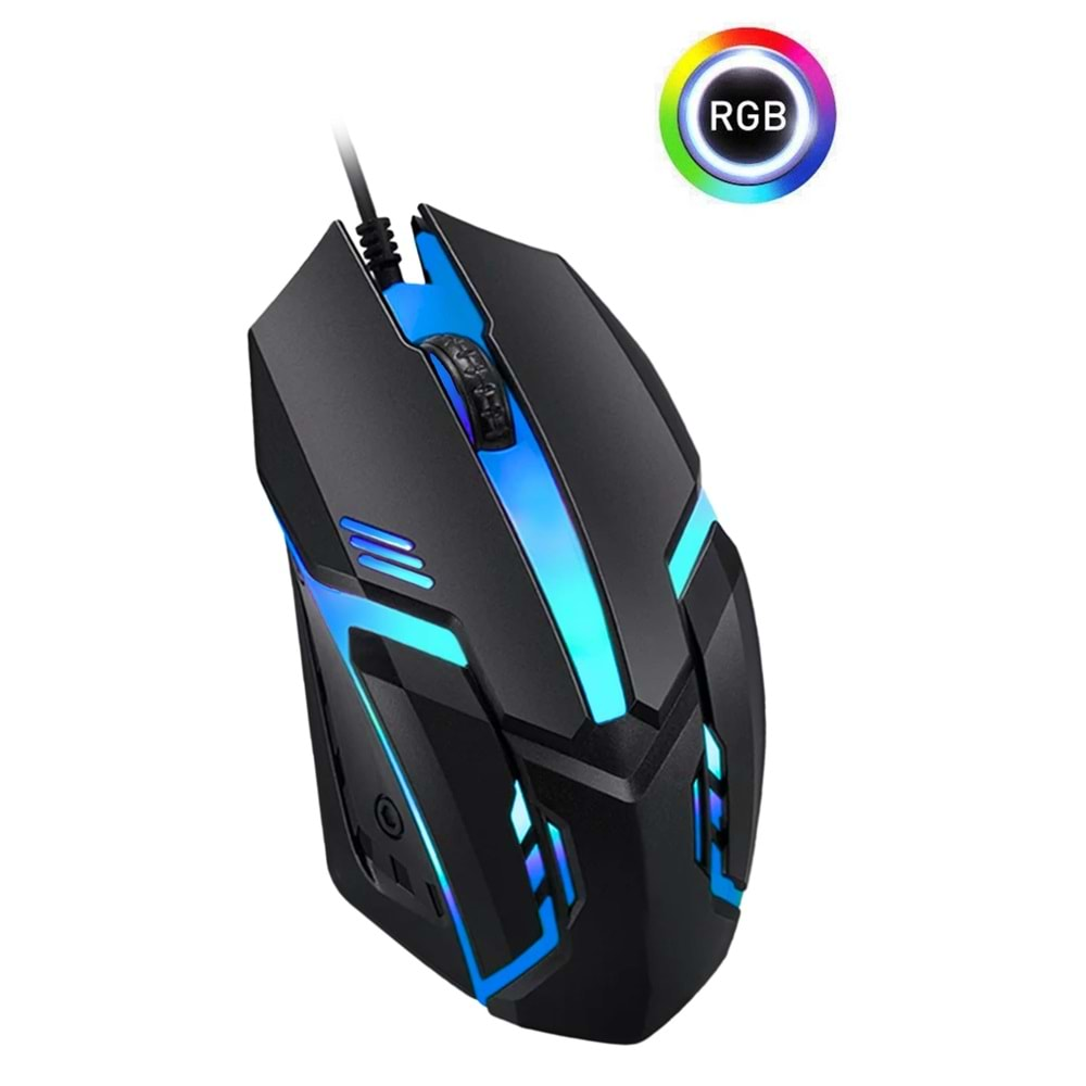 Novalink RGB Kablolu 7 Renk Modu Gaming Oyuncu Mouse