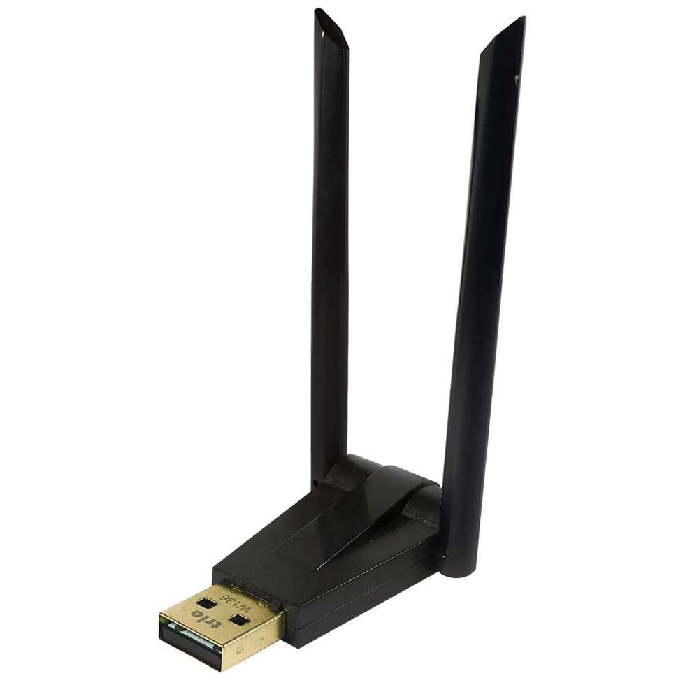 Novalink Çift Antenli 2.4Ghz 40mt. Yüksek Çekim Usb 300Mbps Wifi Adaptör