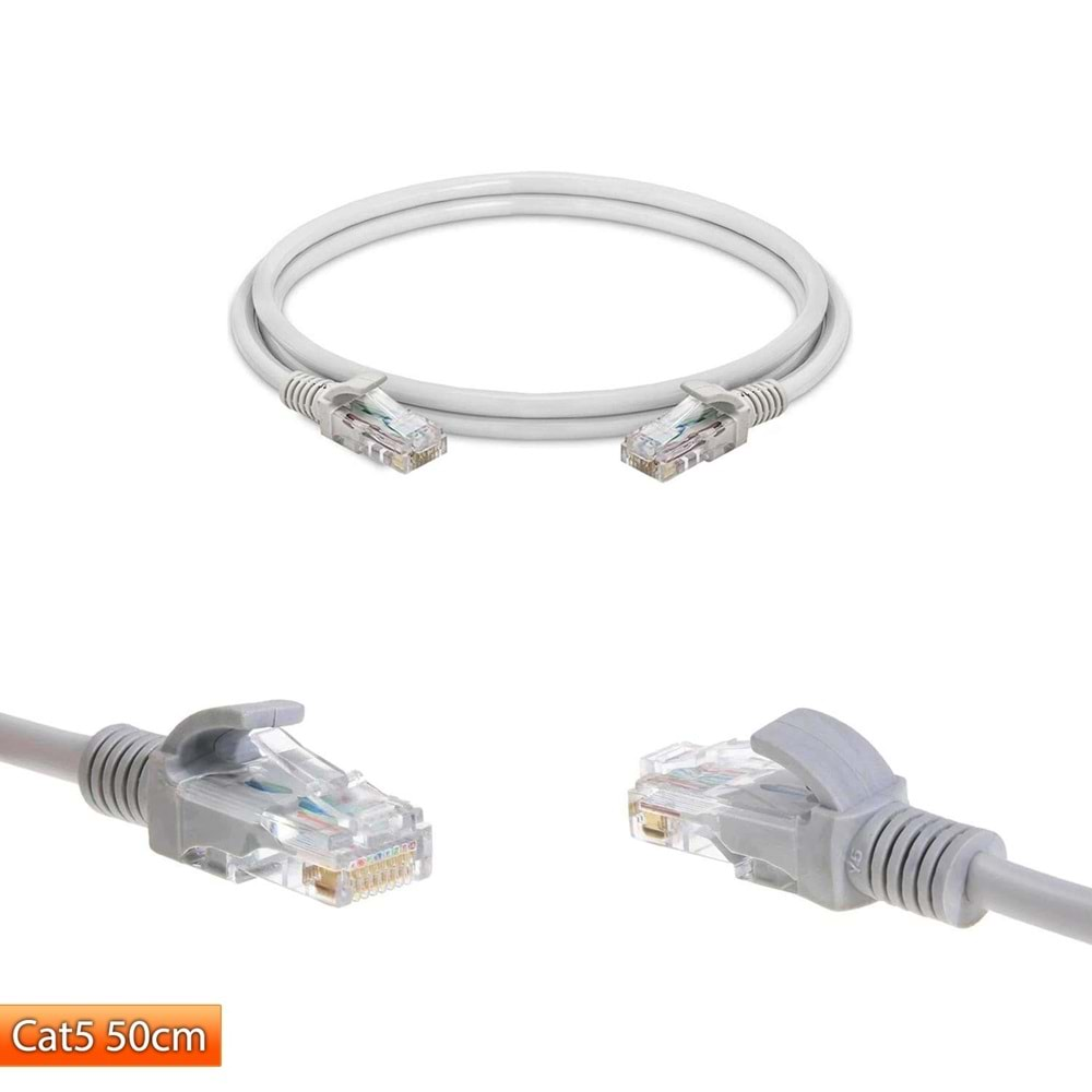 Novalink Patch Ethernet 50 cm. Poşetli Cat5 Kablo