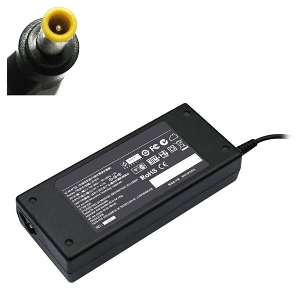 Hadron 19 Volt 4.74 Amper 5.5*3.0 Uçlu Samsung 90 Watt Notebook Adaptör