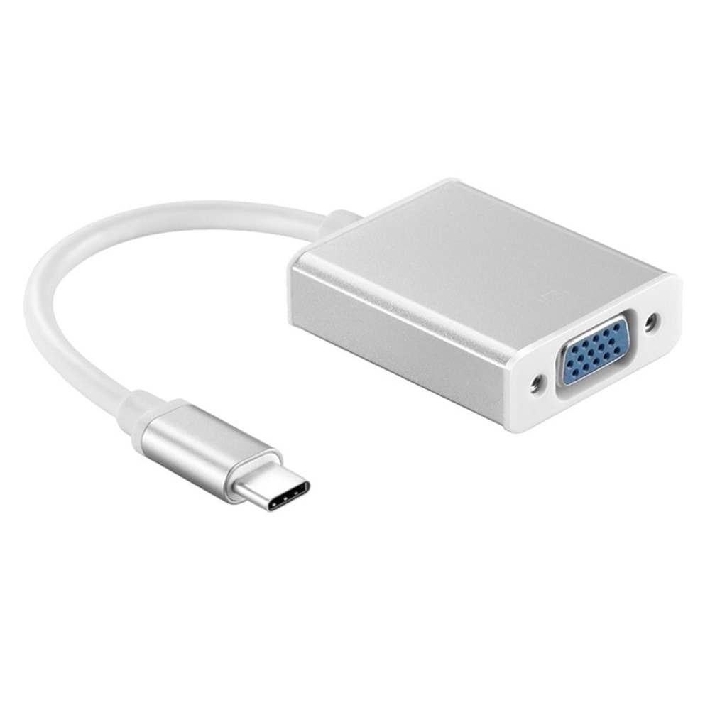 Usb 3.1 Type C To Vga Adaptör Çevirici Dönüştürücü