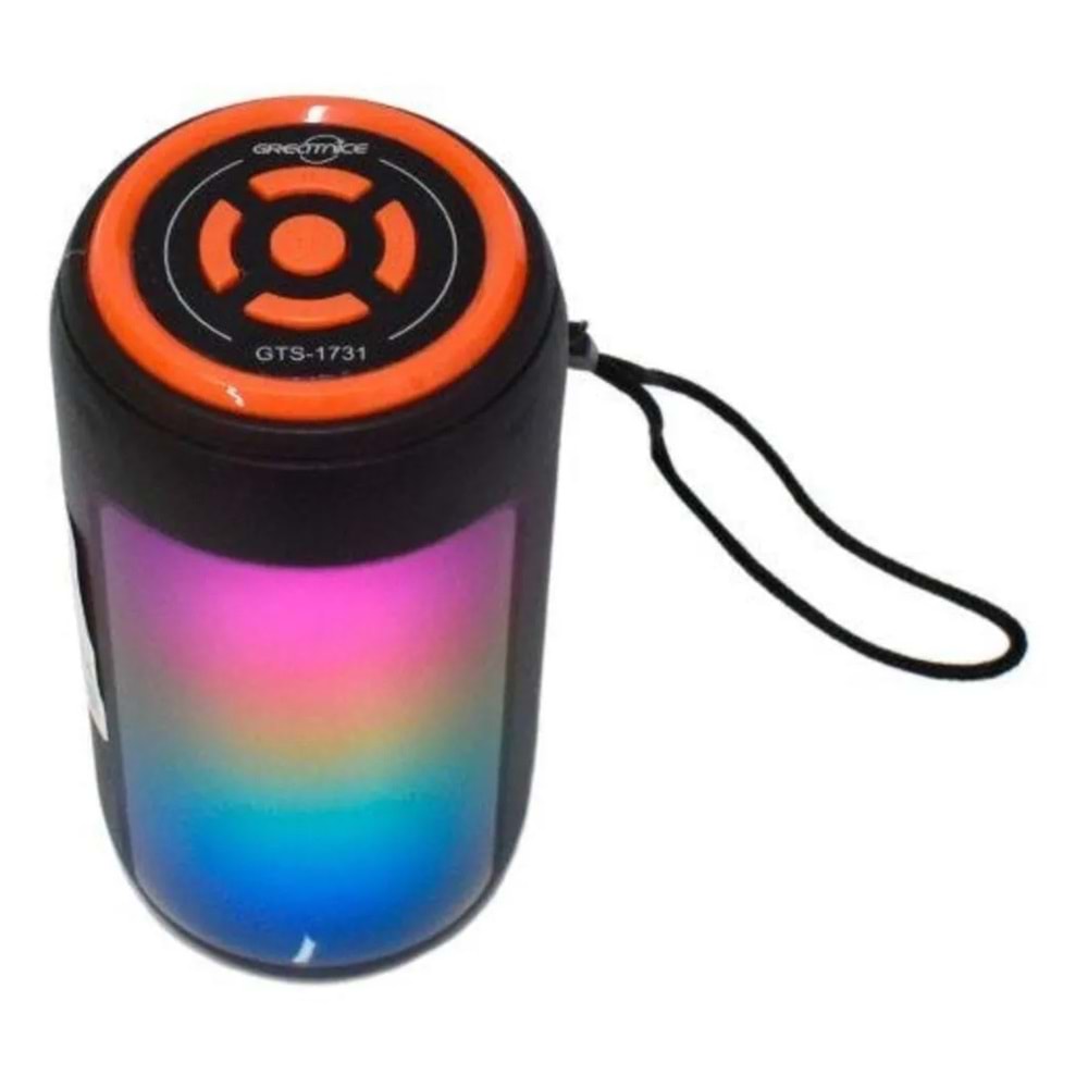 GTS-1731 RGB Ledli Bt/Usb/Tf Kartı/Fm Radyo Bluetooth Hoparlör Speaker
