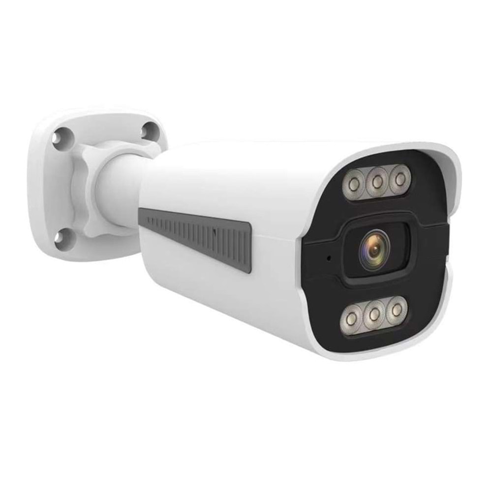 4MP 3.6mm Lens Sesli PoE IP Dual Light Ip Bullet Kamera