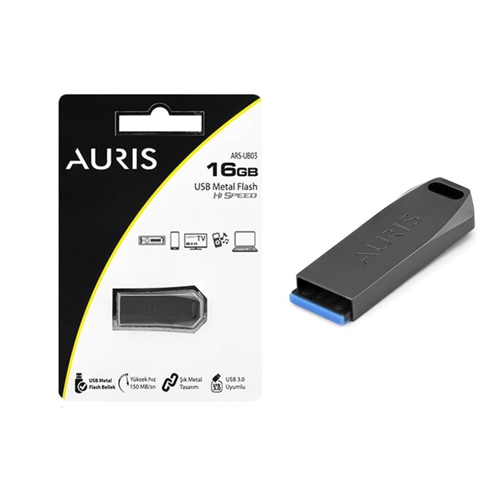 Auris 16GB Metal Usb 3.0 Usb Bellek