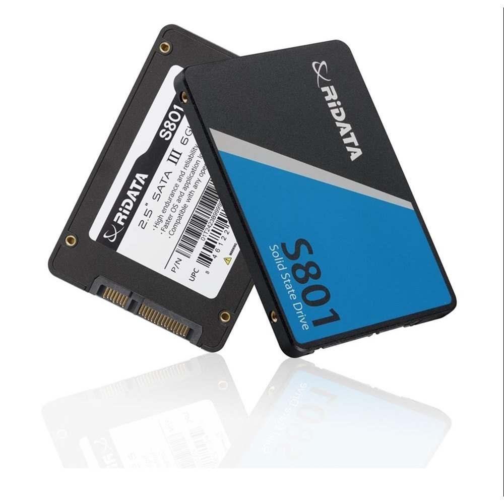 Ridata 1TB Sata III (6Gb/s) S801 Read Up 520MB/s SSD Harddisk