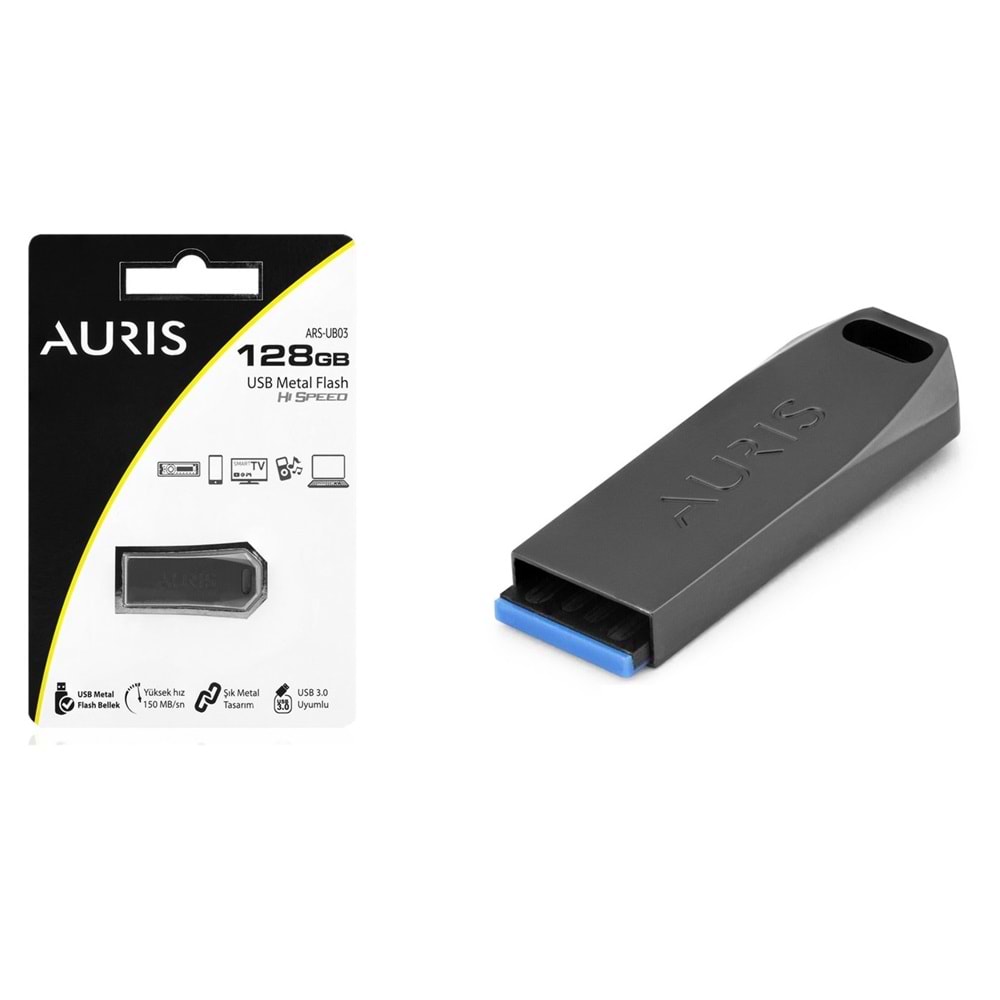 Auris 128GB Metal Usb 3.0 Usb Bellek
