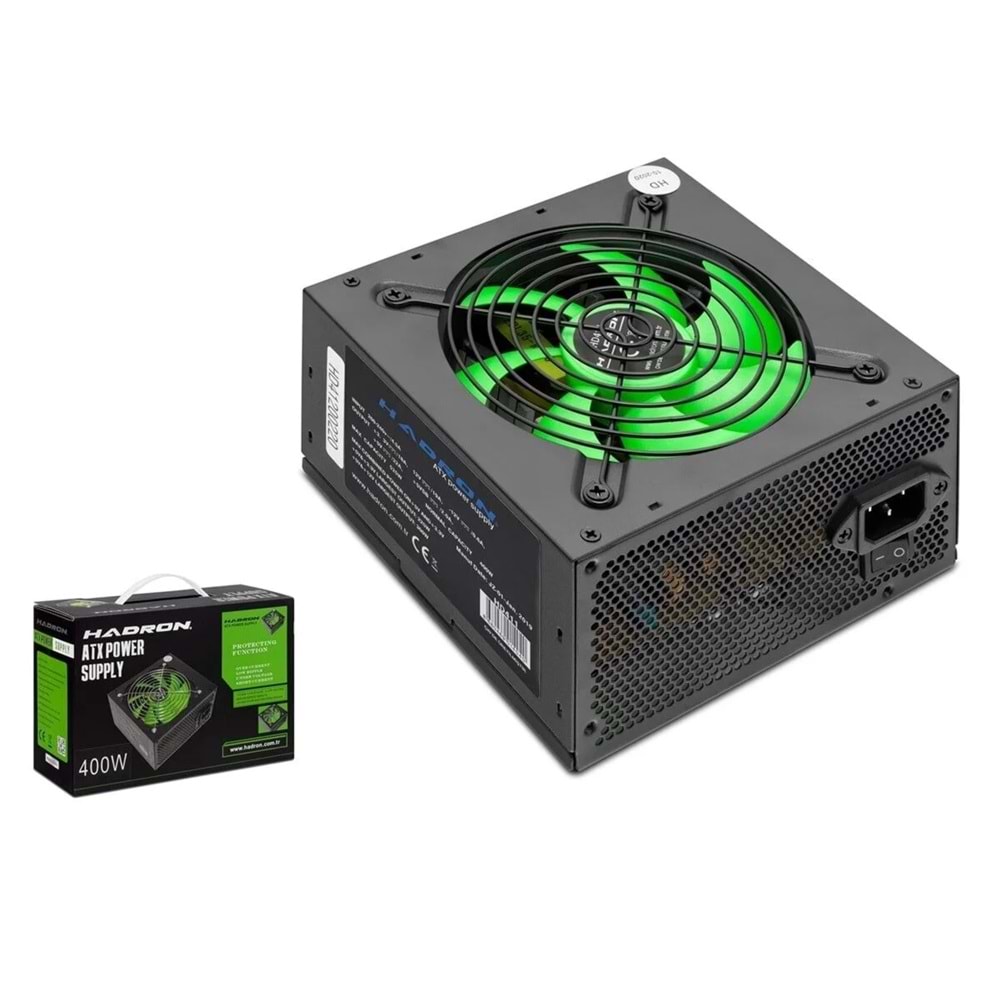 Hadron 400W 12cm. Fanlı Güç Kaynağı Power Supply