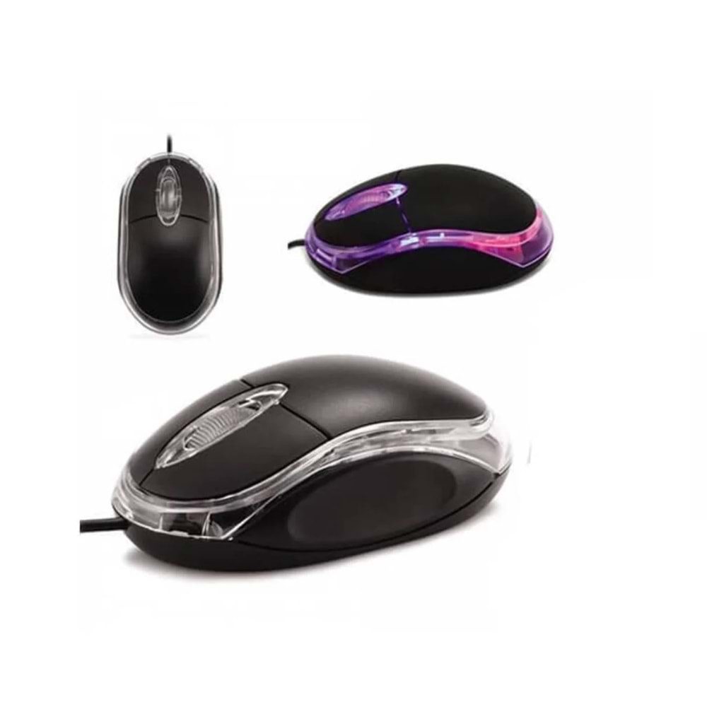 Usb Mini Işıklı Optik Mouse