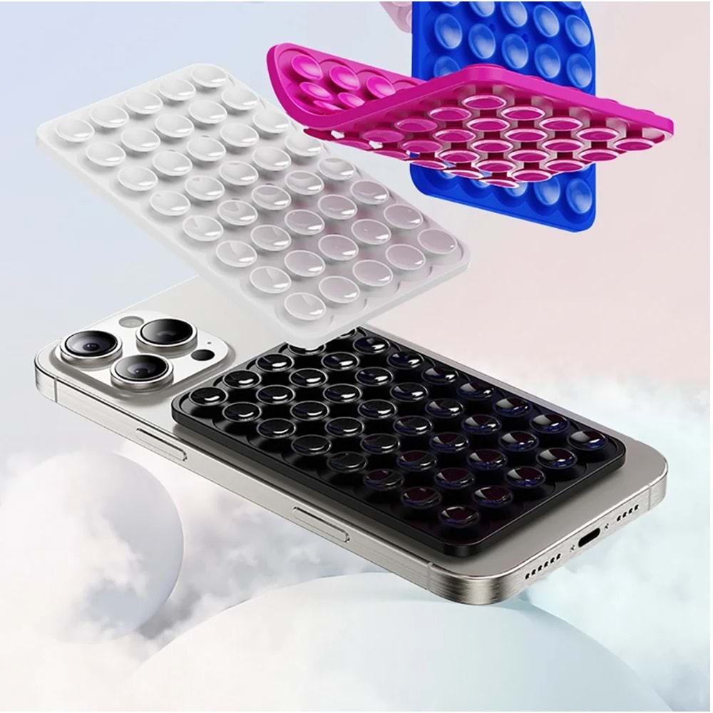 Mıknatıslı Vantuzlu Plastik Vakum öpücük vantuz Telefon Tutucu