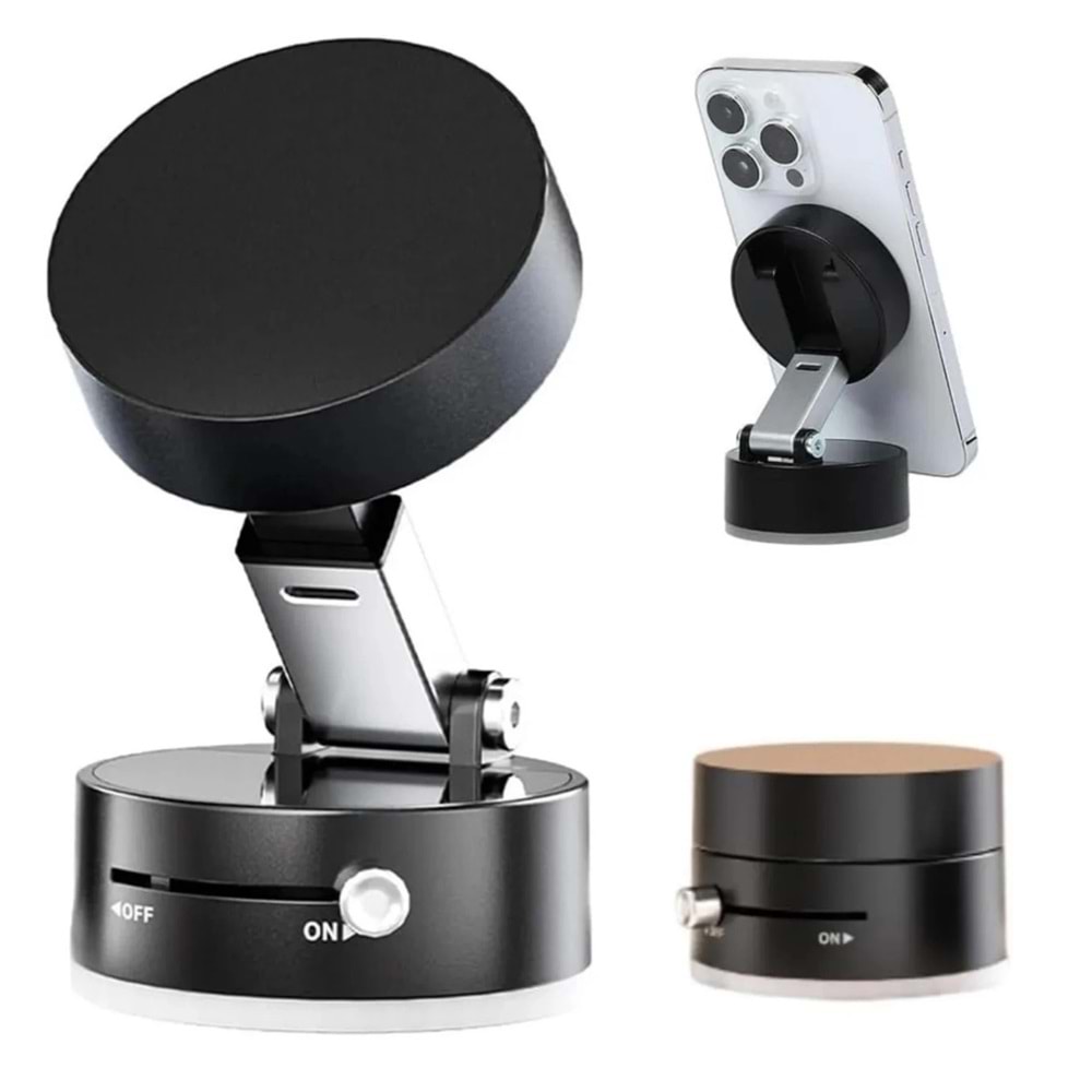 T-9203 Manyetik Vakumlu Telefon Tutacağı