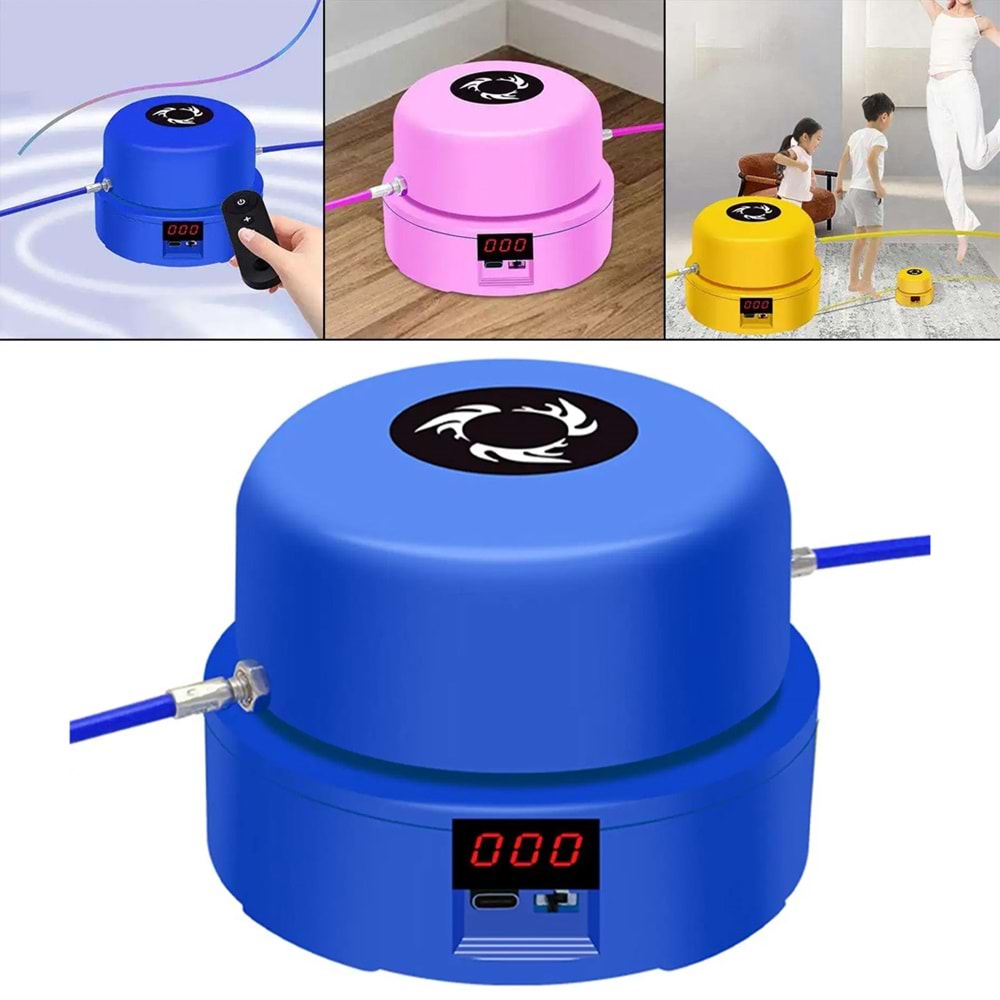 Akıllı Şarjlı İp Atlama Egzersiz Makinesi Hız Ayarlı Uzaktan Kumandalı