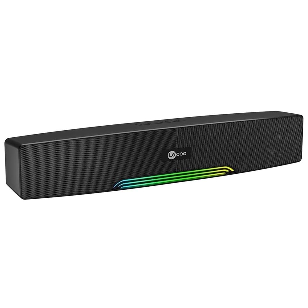 Lenovo Lecoo 109 Bluetooth/AUX/TF KART/USB 10W Soundbar Taşınabilir Stereo Masaüstü Tv / Pc Hoparlör Müzik Kutusu Speaker