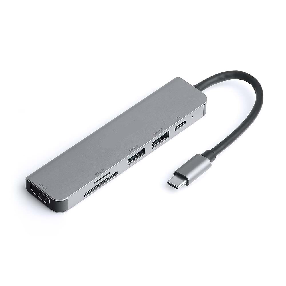 Alfanet 6in1 Type-C to 4K Hdmı+Sd Kart+2 x Usb 3.0 Hub Port + Type-c Çevirici Adaptör