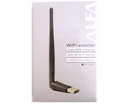 Alfanet 3Dbi Wi-fi RTL8188 Tek Antenli 2.4Ghz 40mt. Yüksek Çekim Usb Wifi Adaptör