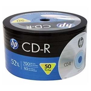 Hp 700 Mb 52X 50'li Paket Boş Cd