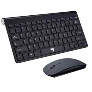Torima Mini Kablosuz Q Klavye Ve Mouse Beyaz & Siyah Set