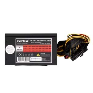 Everest 350W 2*IDE 4* SATA 4+4P CPU 12cm Fan ATX Power Supply