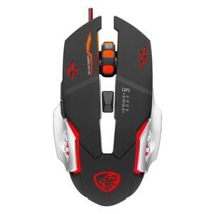 Hytech 3600DPı 6 Button RGb Legend Siyah Gaming Oyuncu Mouse (1,5mt Örgülü Kablo)