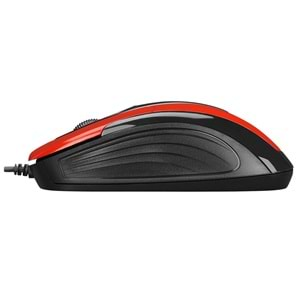 Everest Usb Kablolu Siyah/Kırmızı Mouse