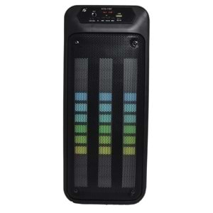 Torima Siyah RGB Ledli Bt/Usb/Tf Kartı/Fm Radyo/Tws Subwoofer Bluetooth Hoparlör Speaker