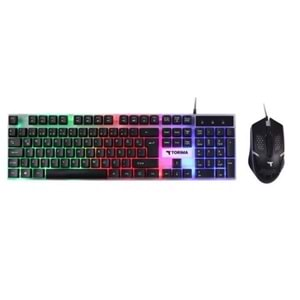 Torima Gaming Rgb Işıklı Kablolu Q Klavye Ve Mouse Seti Siyah