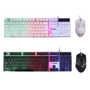 Torima Gaming Rgb Işıklı Kablolu Q Klavye Ve Mouse Seti Siyah