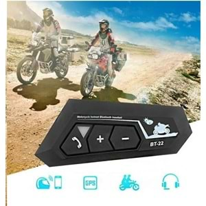 Torima Bluetooth Motosiklet Kulaklığı Intercom Siyah Motorsiklet Kulaklık