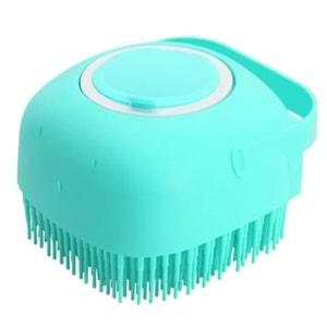 Çok Amaçlı Yumuşak Silikon Duş Lifi - Sabun Jel Şampuan Hazneli