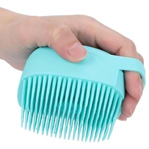 Çok Amaçlı Yumuşak Silikon Duş Lifi - Sabun Jel Şampuan Hazneli