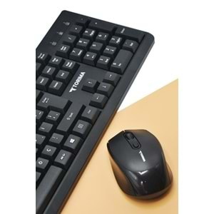 Torima 2.4ghz Kablosuz Q Klavye Ve Mouse Siyah Set