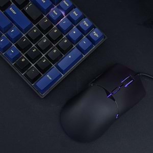 M80 Ergonomik Oyun Faresi - RGB Arka Işık - 8800 DPI - 6 Düğme - 3 milyon tıklama ömrü - 69 g ağırlığında | Siyah