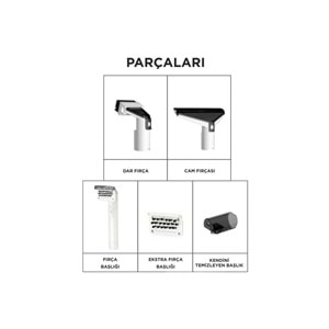 Torima Gri Buharlı Temizleyici Halı ve Koltuk Yıkama Cam Zemin Mutfak Temizleme Buhar Makinesi