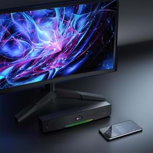 Lenovo Lecoo 109 Bluetooth/AUX/TF KART/USB 10W Soundbar Taşınabilir Stereo Masaüstü Tv / Pc Hoparlör Müzik Kutusu Speaker
