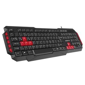 Everest Armor Siyah USB Q Gaming Oyuncu Klavyesi