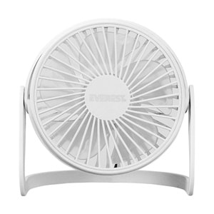 Everest Masaüstü Beyaz Usb Fan (145mmx141mmx105 mm)