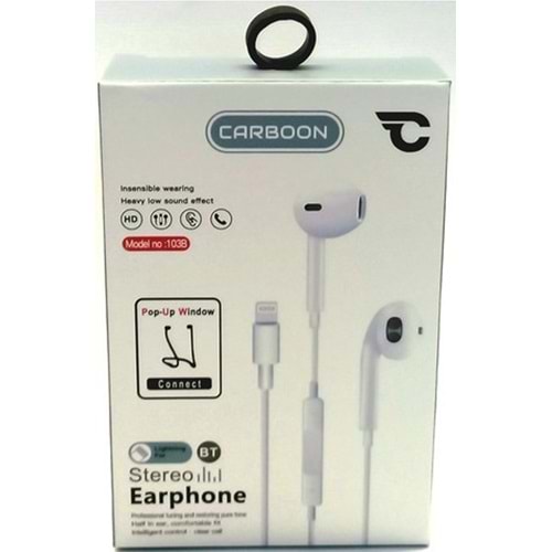 Carboon Earphone İphone kablolu kulaklık