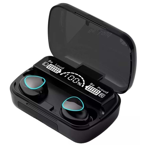 Torima M10 Earbuds Kulak İçi Tws Led Göstergeli Powerbankli Wireless V5.3 Bluetooth Kulaklık